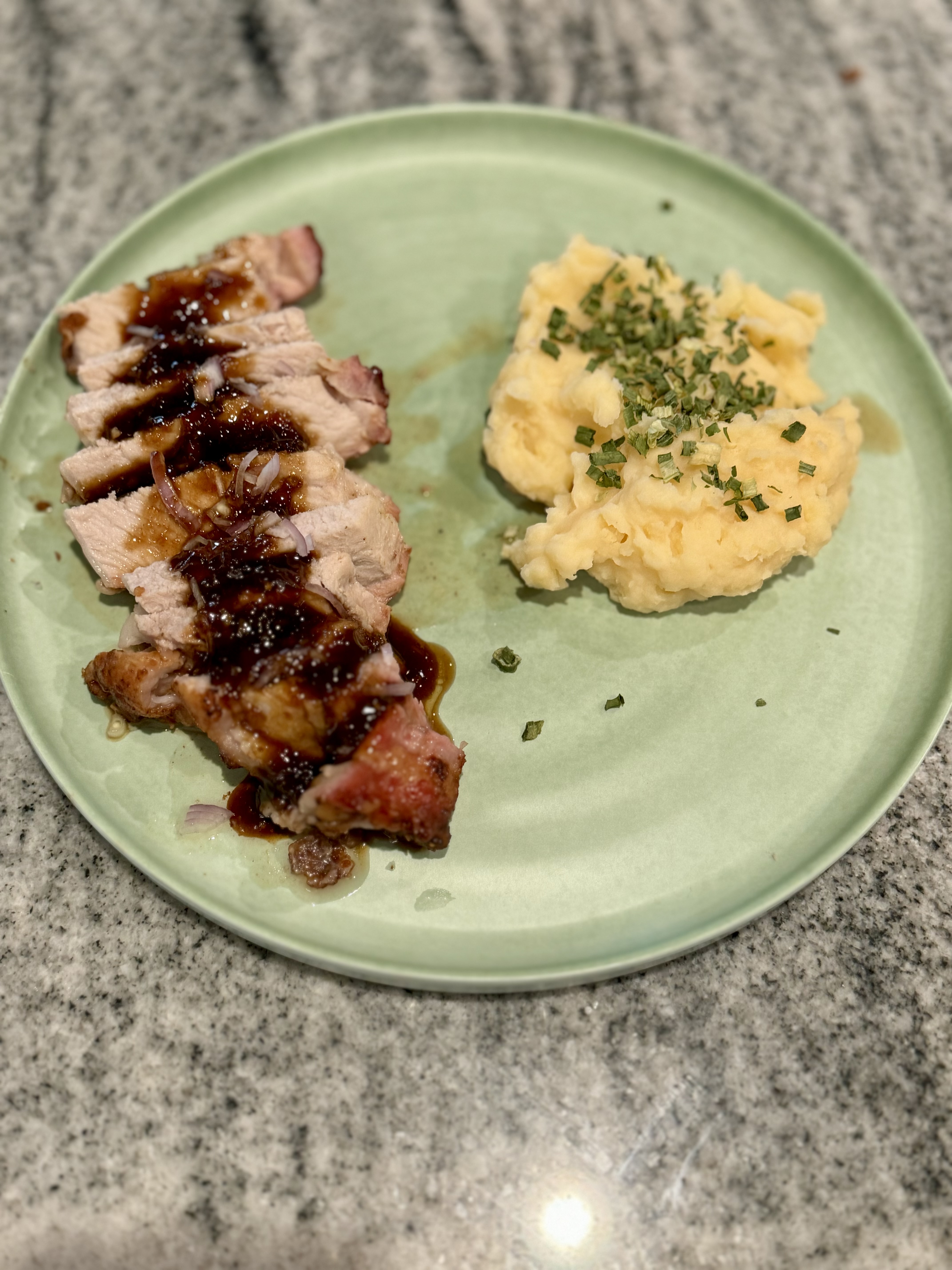 Maple Bacon Bourbon Chipotle Pork Chops